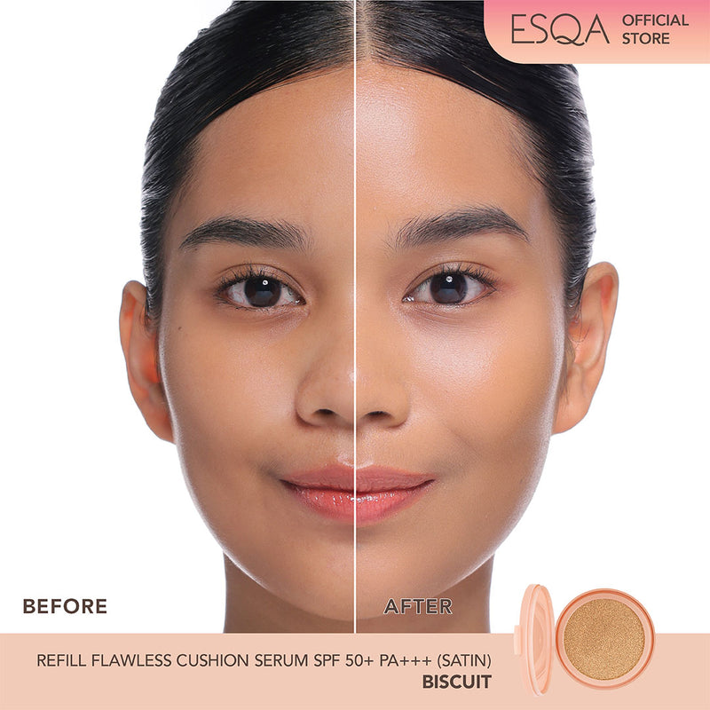 ESQA (Refill) Flawless Cushion Serum SPF 50+ PA+++ - Satin