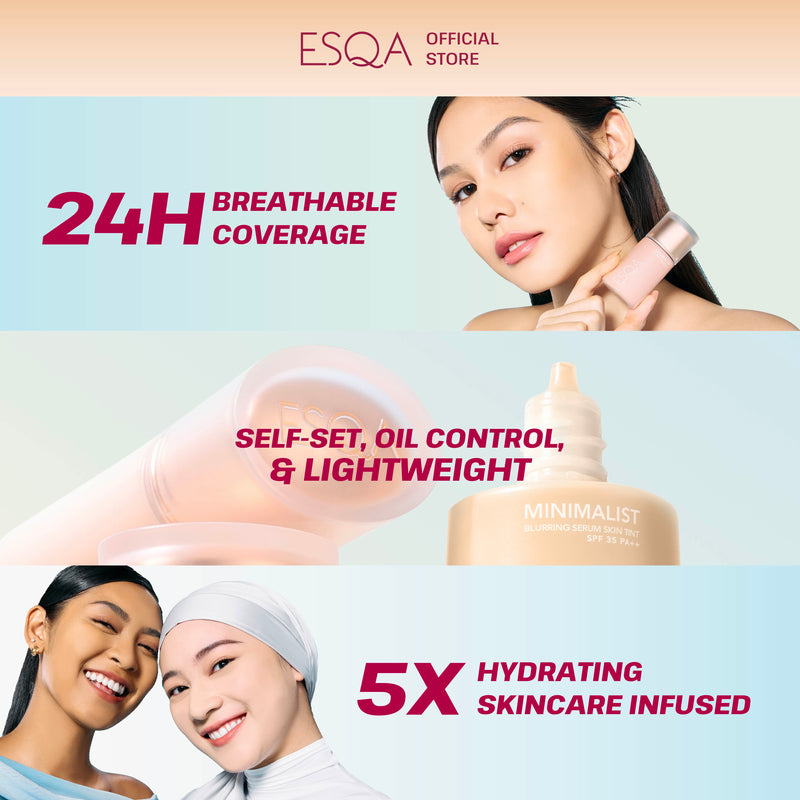 ESQA Minimalist Blurring Serum Skin Tint SPF 35 PA++