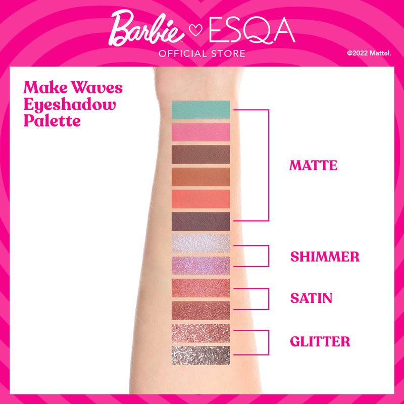 Barbie X ESQA Make Waves Eyeshadow Palette